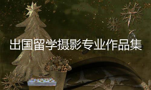 出国留学摄影专业作品集制作攻略！